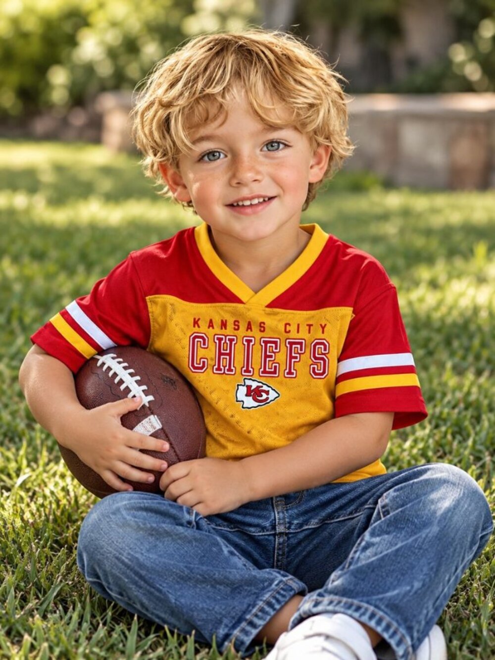 NWT Kansas City Chiefs Toddler 2T Jersey NFL Officially Licensed Team Apparel